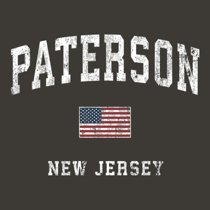 Paterson New Jersey Nj Vintage American Flag Sports Design Premium T S Bucket Hat | Artistshot