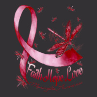 Faith Hope Love Meningitis Awareness Dragonfly T Shirt Vintage Hoodie | Artistshot