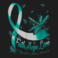 Faith Hope Love Myasthenia Gravis Awareness Dragonfly T Shirt Classic T-shirt | Artistshot