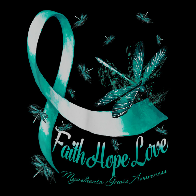 Faith Hope Love Myasthenia Gravis Awareness Dragonfly T Shirt Lightweight Hoodie | Artistshot