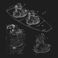 Wakeboard Blueprint Shirt   Wakeboarding Boat Wake Board Tee Classic T-shirt | Artistshot