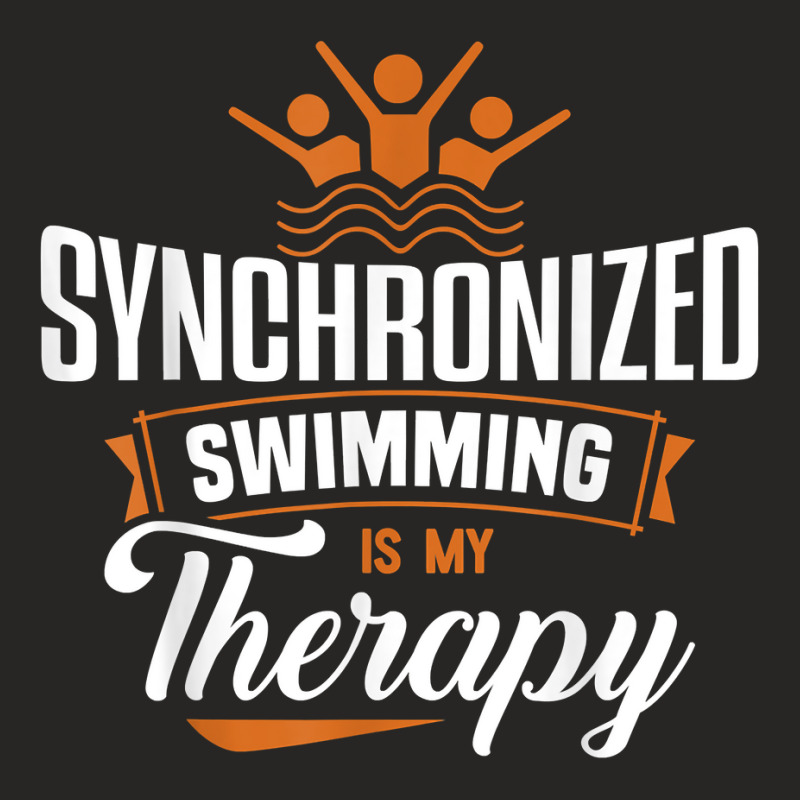 Synchro Synchronized Swimming Artistic Swimmer Apparel T Shirt Ladies Fitted T-Shirt by woestebjparmal | Artistshot