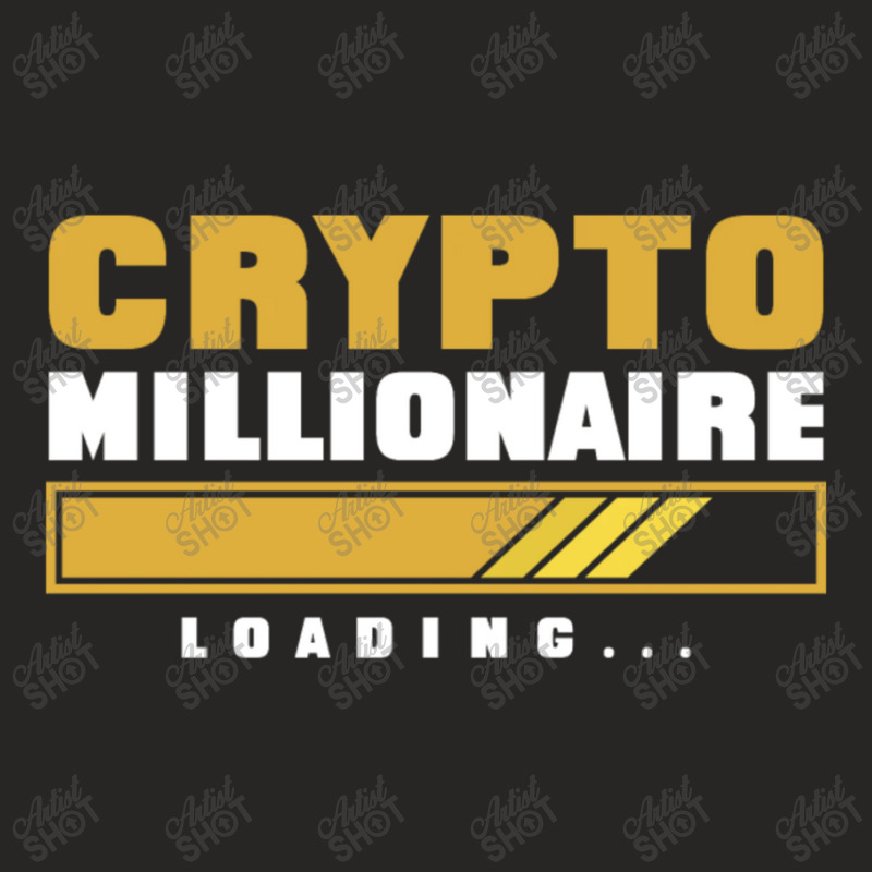 Crypto Millionaire Loading Ladies Fitted T-Shirt by kakashop | Artistshot