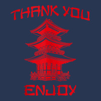 Chinese Take Out Thank You Enjoy Tee Costume Tank Top Ladies Denim Jacket | Artistshot