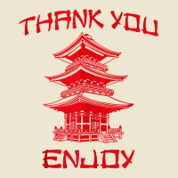 Chinese Take Out Thank You Enjoy Tee Costume Tank Top Cropped Hoodie | Artistshot