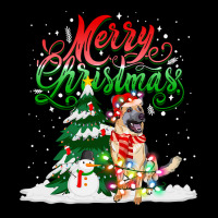 German Shepherd Gsd Christmas Lights Pajama Matching German Shepherd S Cropped Hoodie | Artistshot