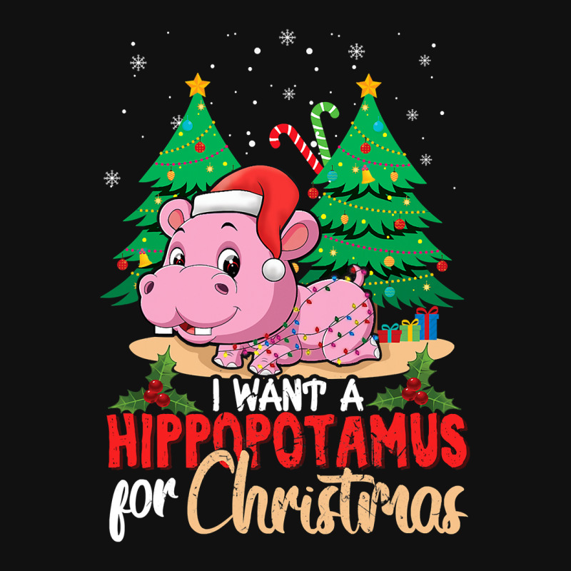 Hippopotamus December 2021 I Want Hippopotamus For Christmas 116 Hippo Skinny Tumbler | Artistshot