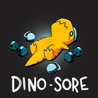 Dino Sore Shirt Funny Dinosaur Workout Gym Lifting Fitness Tank Top T-shirt | Artistshot