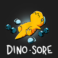 Dino Sore Shirt Funny Dinosaur Workout Gym Lifting Fitness Tank Top Classic T-shirt | Artistshot