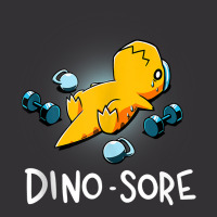 Dino Sore Shirt Funny Dinosaur Workout Gym Lifting Fitness Tank Top Vintage Short | Artistshot