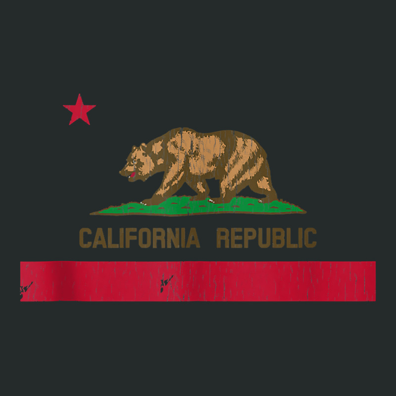 Vintage 1846 California Bear Republic State Flag Tank Top Women's Triblend Scoop T-shirt by milkeyderamse | Artistshot