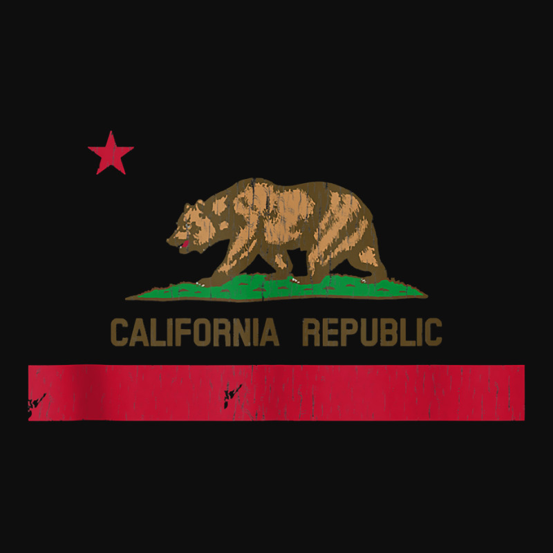 Vintage 1846 California Bear Republic State Flag Tank Top Crop Top by milkeyderamse | Artistshot