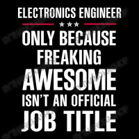 Gift For Freaking Awesome Electronics Engineer Cropped Hoodie | Artistshot