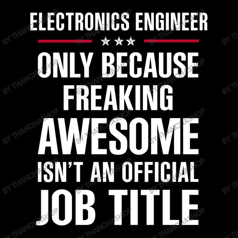 Gift For Freaking Awesome Electronics Engineer Cropped Hoodie by thanchashop | Artistshot