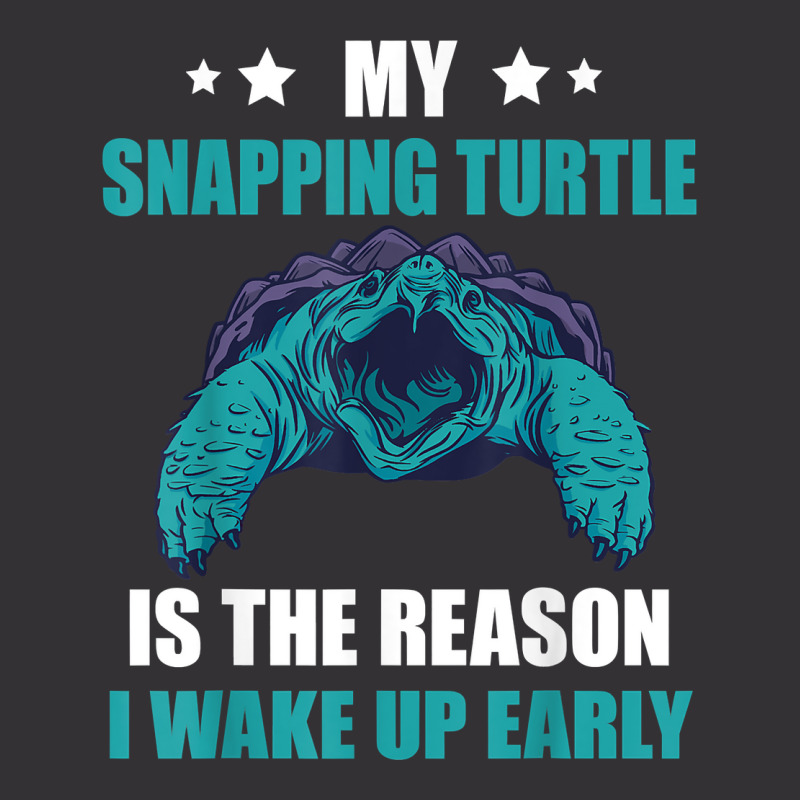 Snapping Turtle I Wake Up Early Aligator Snapping Turtle T Shirt Vintage Hoodie And Short Set | Artistshot