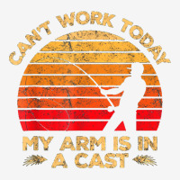 I Can't Work Today My Arm Is In A Cast Hunting And Fishing T Shirt Adjustable Cap | Artistshot