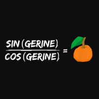 Sine Cosine Tangent Tangerine Trig Math Joke Pun T Shirt Crop Top | Artistshot