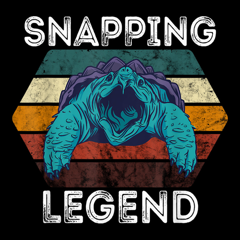 Snapping Legend Aligator Snapping Turtle Retro Reptile Lover T Shirt V-neck Tee | Artistshot