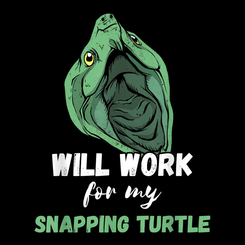 Snapping Turtle Will Work For Snapping Turtle Lover Reptile T Shirt Adjustable Cap | Artistshot