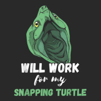 Snapping Turtle Will Work For Snapping Turtle Lover Reptile T Shirt Printed Hat | Artistshot