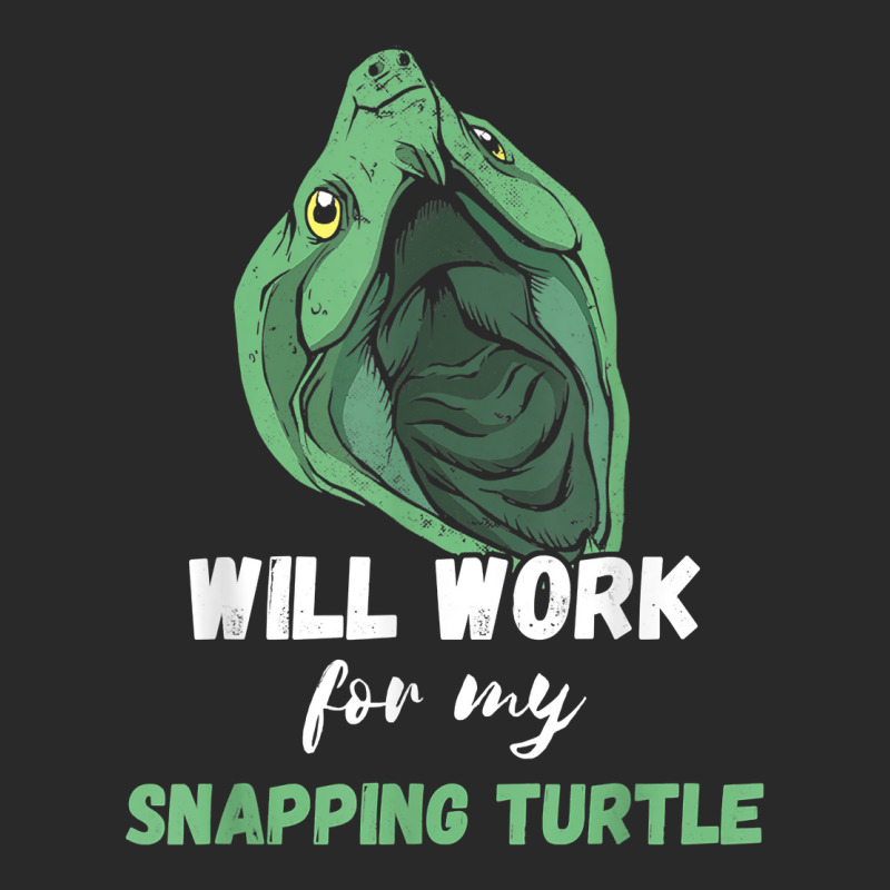 Snapping Turtle Will Work For Snapping Turtle Lover Reptile T Shirt Printed Hat | Artistshot