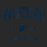 New Martinsville West Virginia Wv Vintage Athletic Navy Spor T Shirt Printed Hat | Artistshot