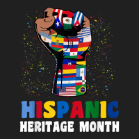 Hispanic Heritage Month Colorful Countries Flags Latinx Hand T Shirt Ladies Polo Shirt | Artistshot