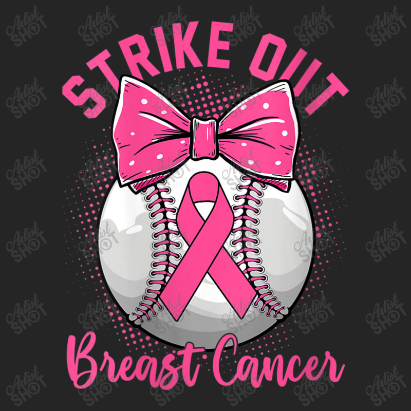 Womens Strike Out Breast Cancer Awareness Day Pink Ribbon Baseball Unisex Hoodie by LaytonDesign | Artistshot