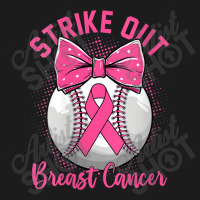 Womens Strike Out Breast Cancer Awareness Day Pink Ribbon Baseball Hoodie & Jogger Set | Artistshot