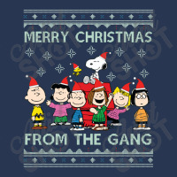 Merry Christmas From The Peanuts Gang Men Denim Jacket | Artistshot