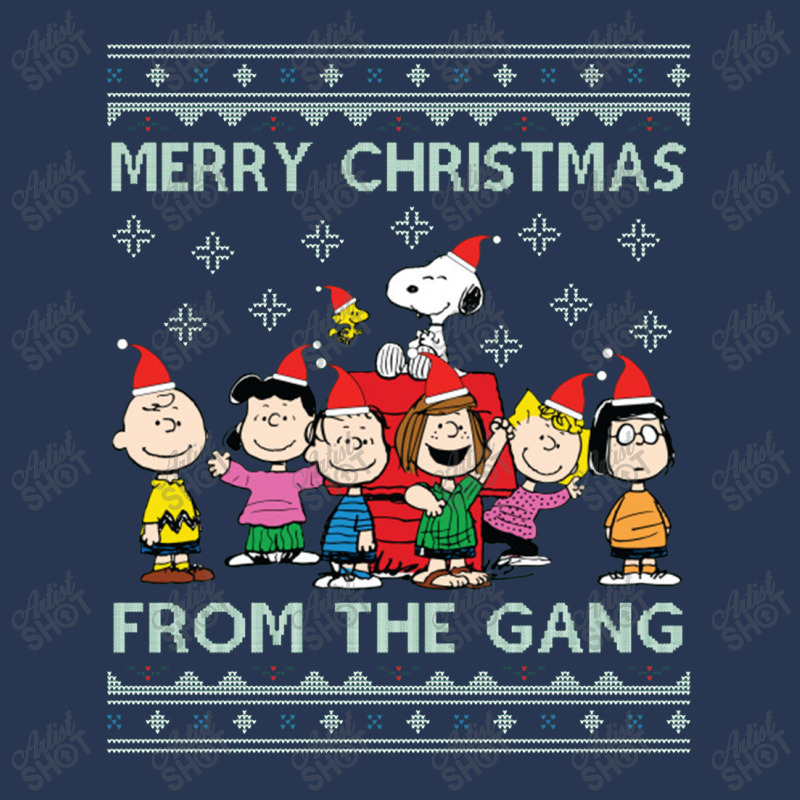 Merry Christmas From The Peanuts Gang Men Denim Jacket | Artistshot