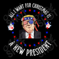 All I Want For Christmas Is A New President, Trump Xmas Day Gift Adjustable Cap | Artistshot