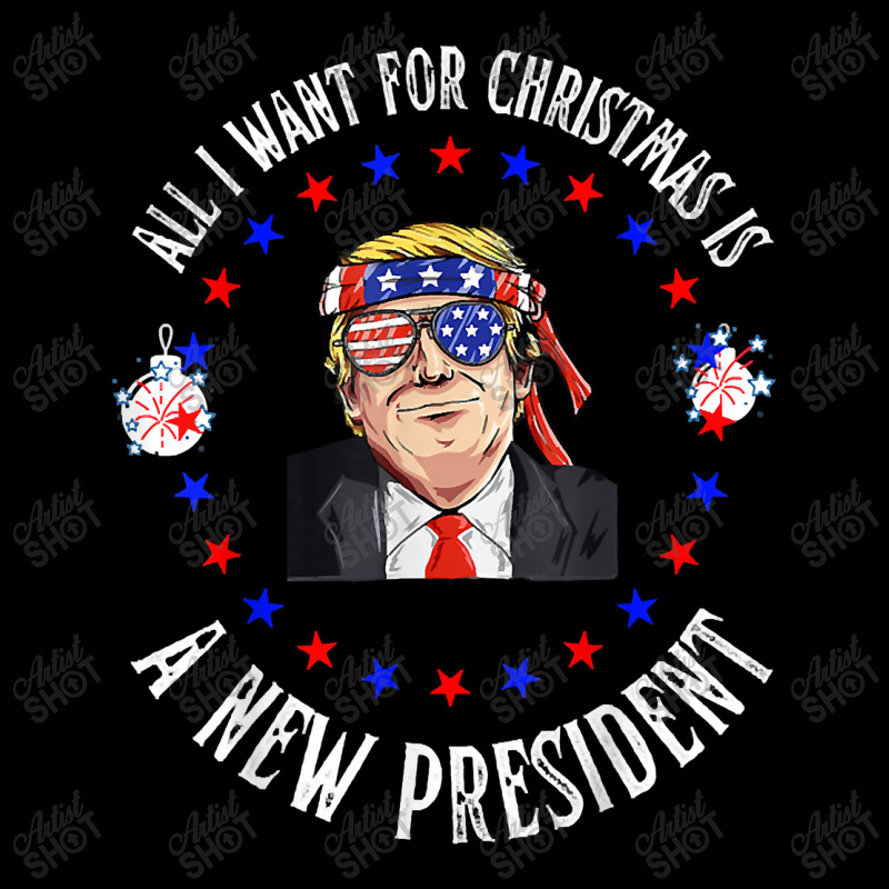 All I Want For Christmas Is A New President, Trump Xmas Day Gift Adjustable Cap | Artistshot