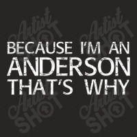 Anderson Gift Funny Surname Family Tree Birthday Reunion Music Vintage Ladies Fitted T-shirt | Artistshot