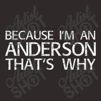 Anderson Gift Funny Surname Family Tree Birthday Reunion Music Vintage Racerback Tank | Artistshot