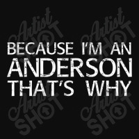 Anderson Gift Funny Surname Family Tree Birthday Reunion Music Vintage Crop Top | Artistshot