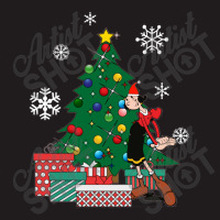 Olive Oyl Around The Christmas Tree Popeye Waist Apron | Artistshot