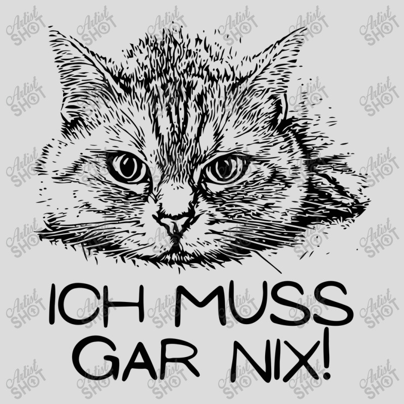 Statement Muss Gar Nix   Lazy Cat Wit Men's Polo Shirt | Artistshot