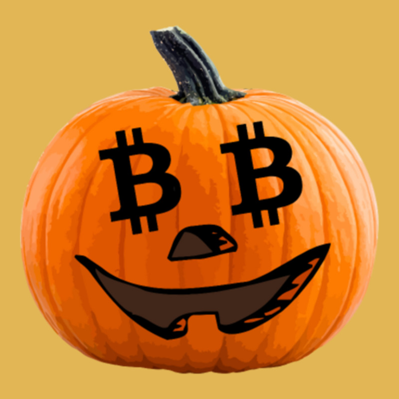 Bitcoin Pumpkin Vintage Hoodie And Short Set | Artistshot