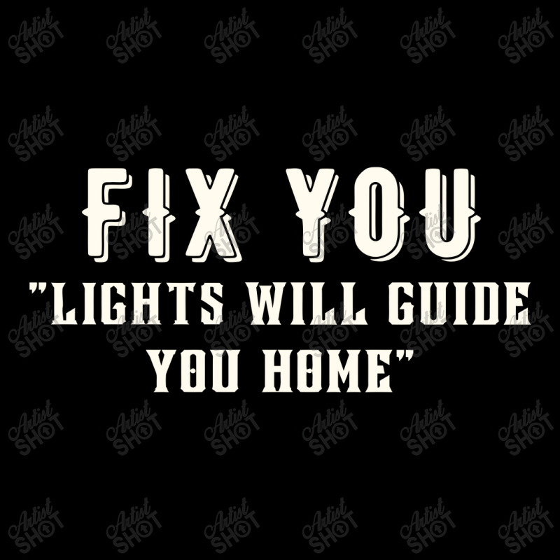 Fix You Lights Will Guide You Home V-neck Tee | Artistshot