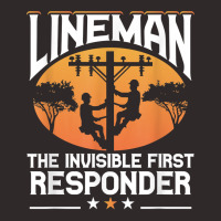 Electrician Lineman The Invisible First Responder Wireman T Shirt Racerback Tank | Artistshot