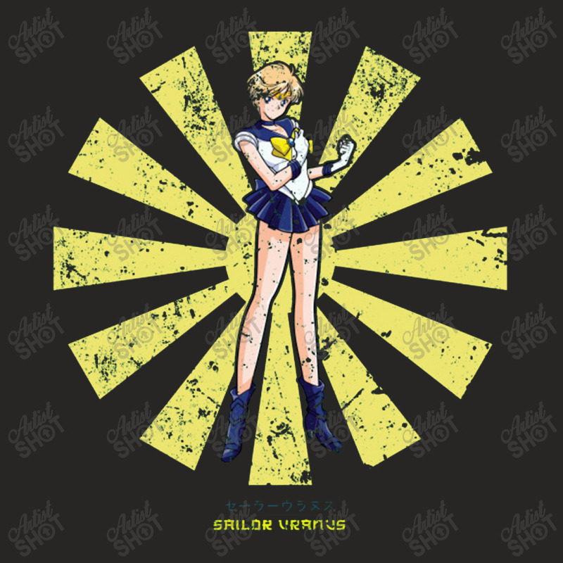 Sailor Moon Uranus Retro Japanese Ladies Fitted T-Shirt by skystarsdrawing | Artistshot