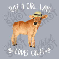 Fun Cute Just A Girl Who Loves Cows Tank Dress | Artistshot