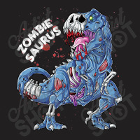 Zombie Saurus Halloween Boys Dinosaur T Rex Skeleton Skull Women Men T-shirt | Artistshot