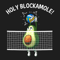 Funny Volleyball For Men Women Holy Guacamole Player Blocker T Shirt Classic T-shirt | Artistshot