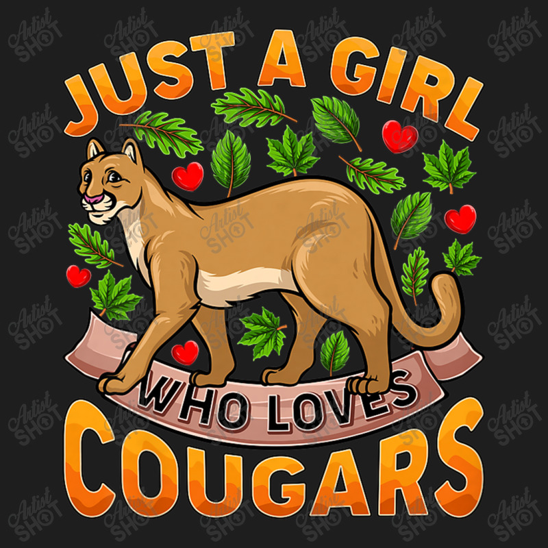 Funny Cougar Animal Lover Just A Girl Who Loves Cougars Premium Classic T-shirt by MadisonDesign | Artistshot