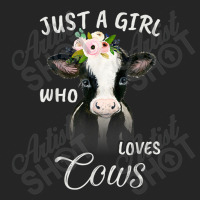 Funny Gift Watercolor Just A Girl Who Loves Cows Unisex Hoodie | Artistshot