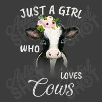 Funny Gift Watercolor Just A Girl Who Loves Cows Men's Polo Shirt | Artistshot