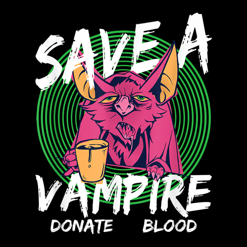 Save A Vampire Donate Blood T Shirt Men's Long Sleeve Pajama Set by woestebjparmal | Artistshot