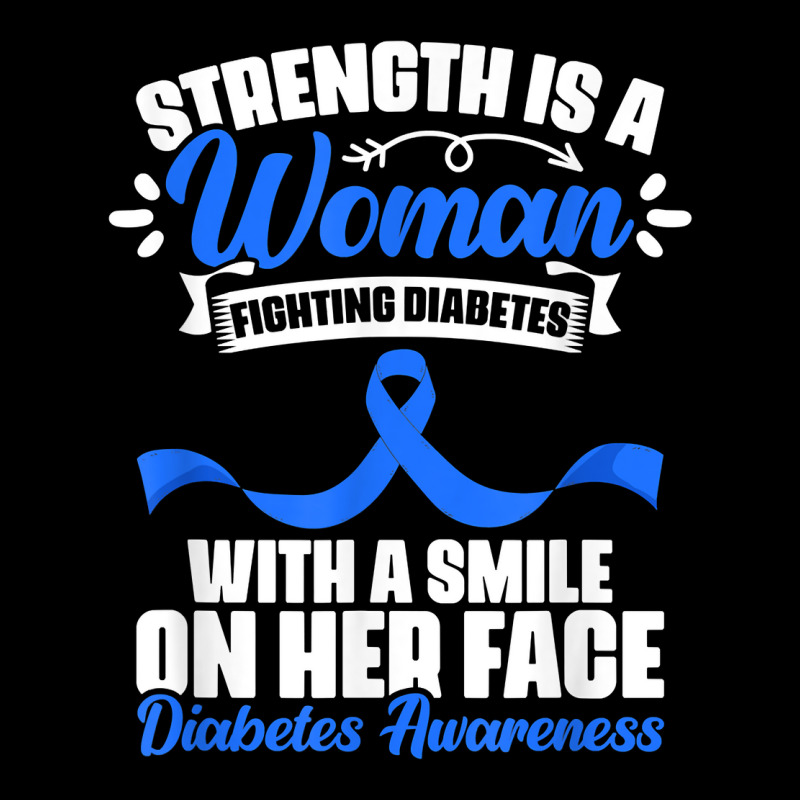 Woman Fighting Diabetes Warrior Diabetic Diabetes Awareness T Shirt Adjustable Cap | Artistshot